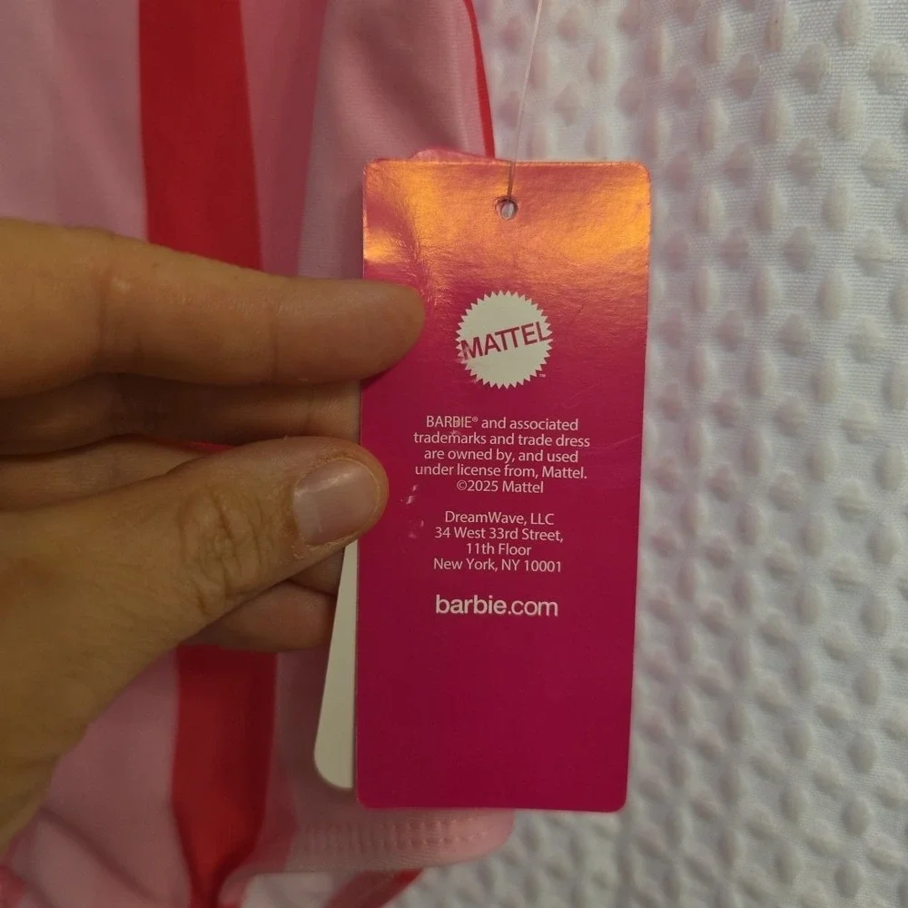 Barbie Girl's One Piece Swimsuit Bathing Suit Pink Size 4‎